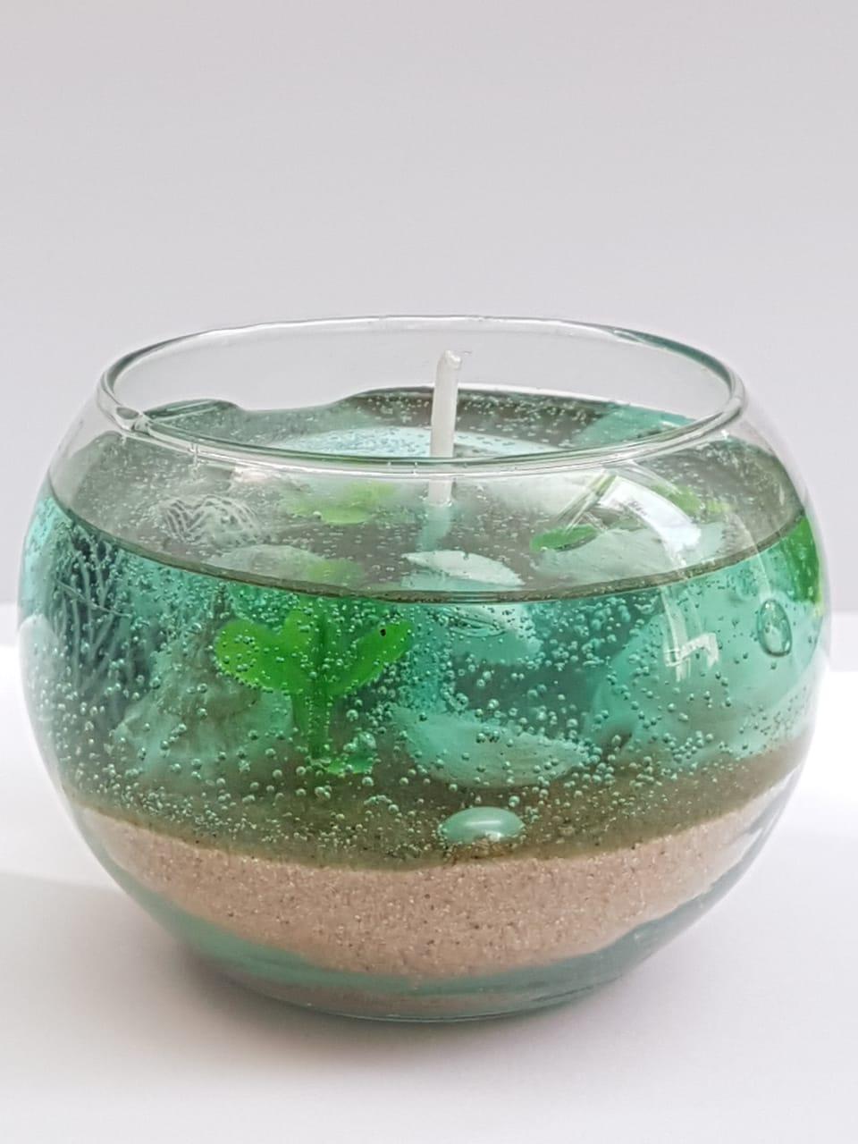 Vela de gel mediana